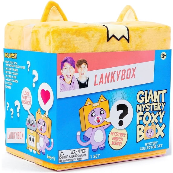 LankyBox Big Surprise: Giant Foxy Mystery Box with 10 Exciting Toys ...