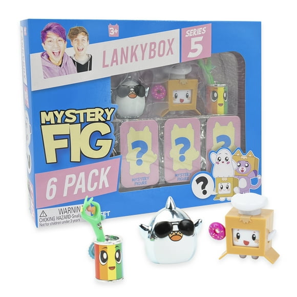 LankyBox Brand Mini Mystery Figures  Series 5, Collectible Mini Figures, All-New Collectibles, Officially Licensed LankyBox Merch