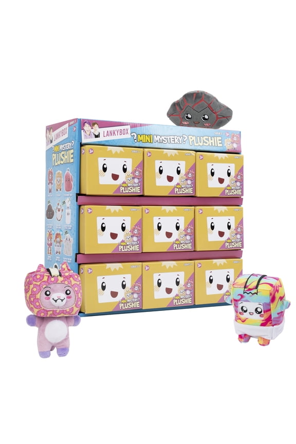 Mini Mystery Plush, Series 2, Collectible Blind Box , Officially Licensed LankyBox Merch, Ages 3 and up