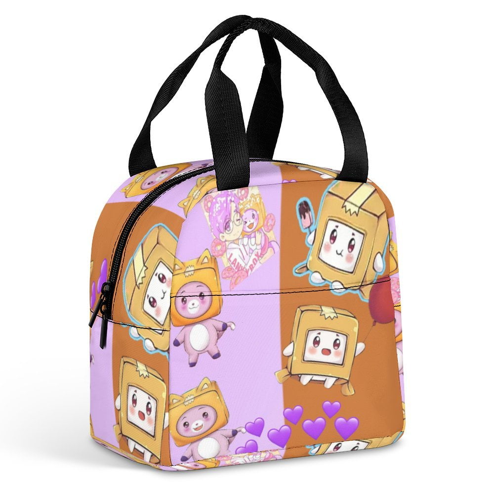 Lankybox 6 Portable Insulation Lunch Bag/Tote Bag for Mens/Womens/Boys/Girls Fashion Lunch Box