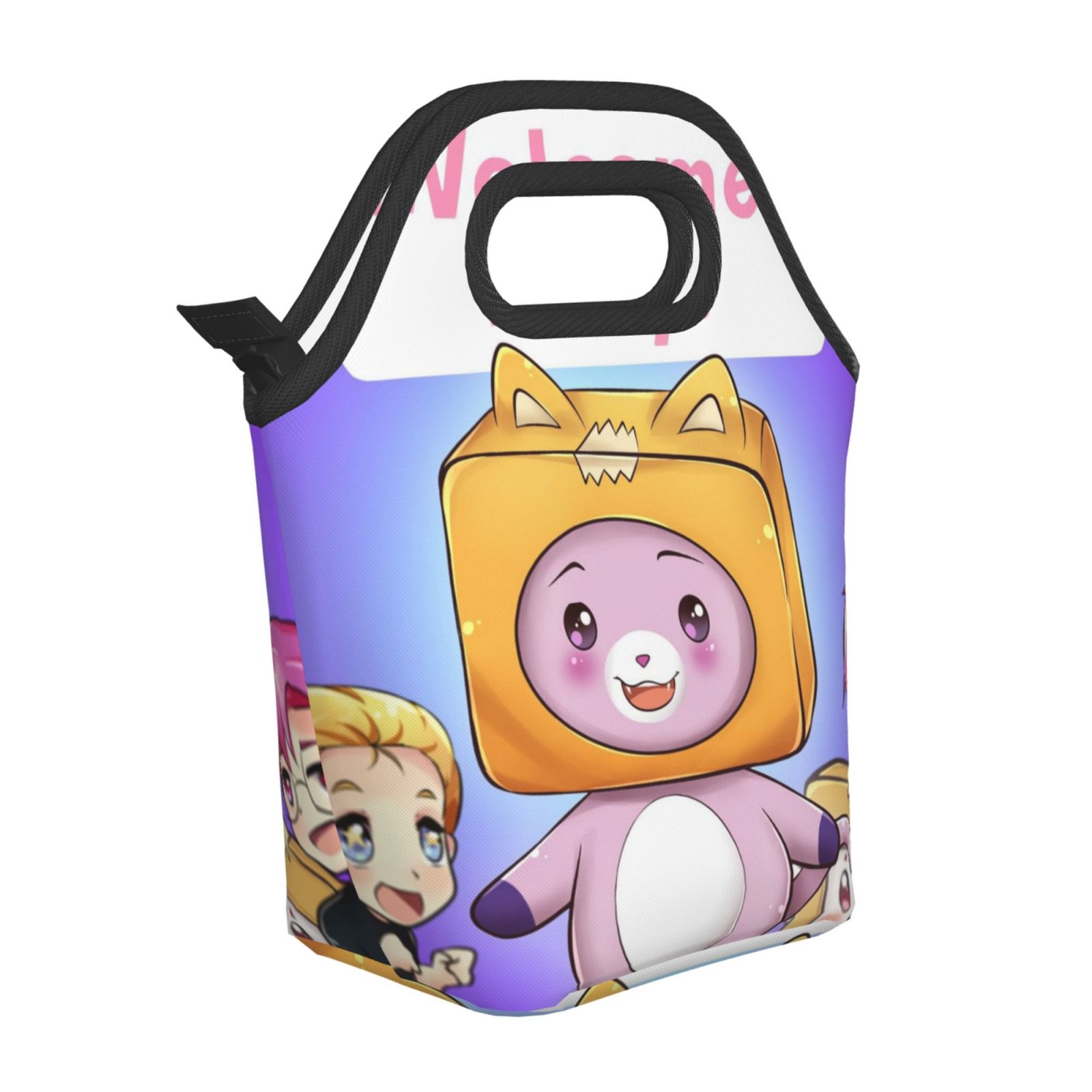 Lankybox Lunch Bog Insulated Lunch Box Reusable Cooler Tote Bag for Kids Women Men Work,Picnic