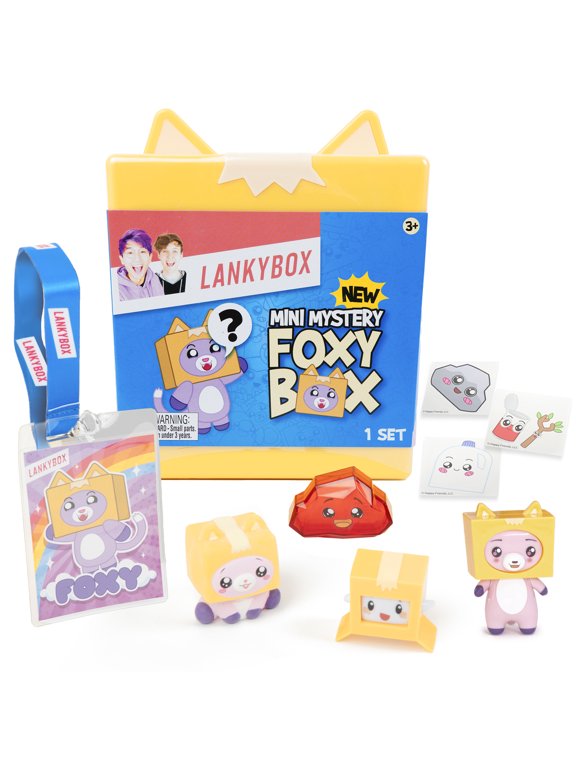 Mini Foxy Mystery Surprise Box Official Merchandise Ages 3 and Up Includes Figures