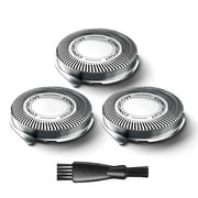 Lanl 6-Pack, SH30 Replacement Heads for Electric Shaver Series 3000, 2000, 1000 SW3700 and S738 Shaving Heads Durable Sharp Blade, Easy Replace, Cleaning Brush