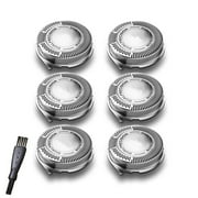 Lanl HQ8 Replacement Heads blades for Philipss Norelcos Aquatec Shavers HQ8 Replacement Razor Blades Compatible with Shavers AT810 AT880 PT720 AT815 HQ8505 Heads 6-Pack