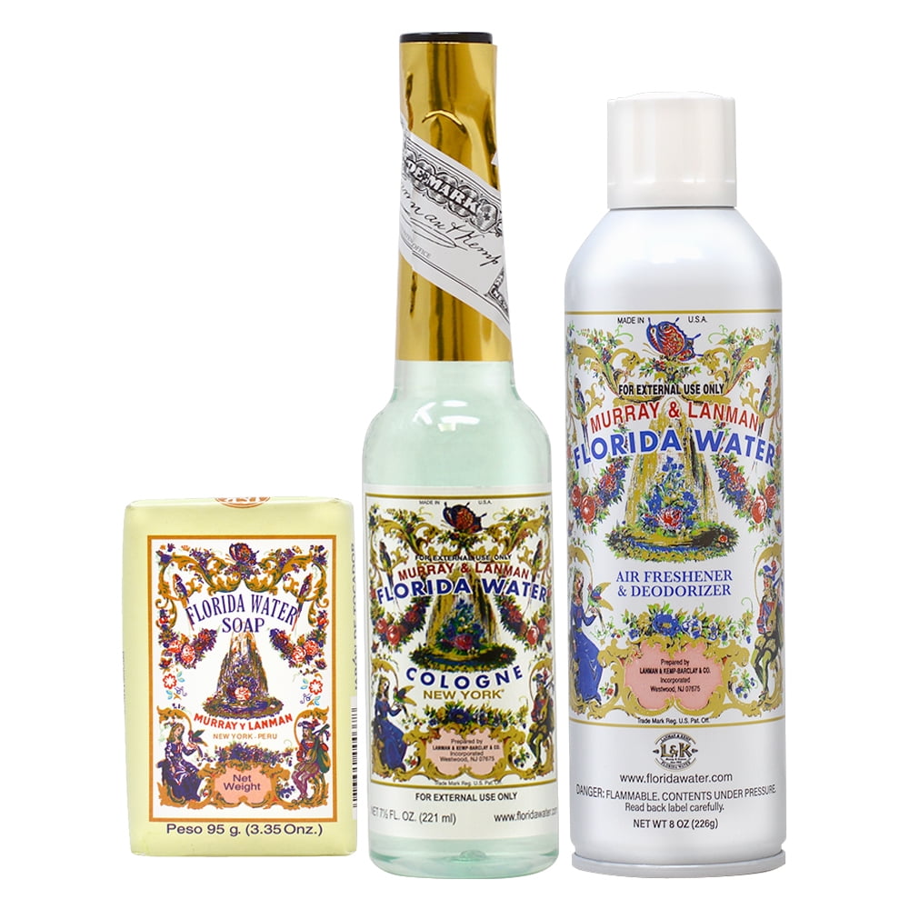 Lanman & Kemp Florida Water 7.5oz + Florida Water Soap 3.35oz + Florida