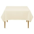 thumbnail image 1 of Lann's Linens - 10 Premium 54" Square Tablecloths for Wedding / Banquet / Restaurant - Polyester Fabric Table Cloths - Ivory, 1 of 7