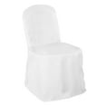 thumbnail image 1 of Lann's Linens 10 pcs Polyester Banquet Chair Covers for Wedding/Party, White, 1 of 4