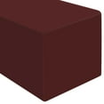 thumbnail image 1 of Lann's Linens 4' Fitted Tablecloth for 48" x 24" Rectangular Tables, Burgundy, 1 of 4