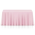 thumbnail image 1 of Lann's Linens 5 Pack 90 x 132 Inch Rectangular Tablecloth, Washable Polyester Fabric Table Cloth for Dining Tables, Restaurants, Weddings - Pink, 1 of 7