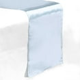 thumbnail image 1 of Lann's Linens - 5 Satin 12" x 108" Dining Room Table Runners for Wedding, Reception or Party - Baby Blue, 1 of 2