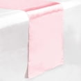 thumbnail image 1 of Lann's Linens - 5 Satin 12" x 108" Dining Room Table Runners for Wedding, Reception or Party - Pink, 1 of 2