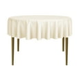 thumbnail image 1 of Lann's Linens - 70" Round Premium Tablecloth for Wedding / Banquet / Restaurant - Polyester Fabric Table Cloth - Ivory, 1 of 7