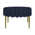 thumbnail image 1 of Lann's Linens - 70" Round Premium Tablecloth for Wedding / Banquet / Restaurant - Polyester Fabric Table Cloth - Navy Blue, 1 of 6