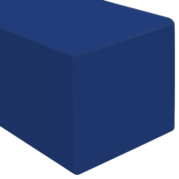 Lann's Linens 8' Fitted Tablecloth for 96" x 30" Rectangular Tables, Royal Blue