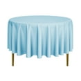 thumbnail image 1 of Lann's Linens - 90" Round Premium Tablecloth for Wedding / Banquet / Restaurant - Polyester Fabric Table Cloth - Baby Blue, 1 of 7