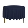 thumbnail image 1 of Lann's Linens - 90" Round Premium Tablecloth for Wedding / Banquet / Restaurant - Polyester Fabric Table Cloth - Navy Blue, 1 of 7