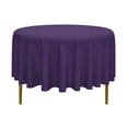 thumbnail image 1 of Lann's Linens - 90" Round Premium Tablecloth for Wedding / Banquet / Restaurant - Polyester Fabric Table Cloth - Purple, 1 of 7