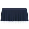 thumbnail image 1 of Lann's Linens Polyester Tablecloth - 90" x 132" Rectangular - Navy Blue, 1 of 7