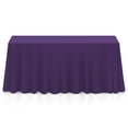 thumbnail image 1 of Lann's Linens Polyester Tablecloth - 90" x 132" Rectangular - Purple, 1 of 7