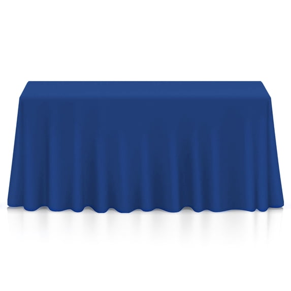 10 Pack - Lann's Linens Polyester Tablecloth - 90" x 132" Rectangular - Royal Blue