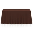 thumbnail image 1 of 10 Pack - Lann's Linens Polyester Tablecloth - 90" x 156" Rectangular - Chocolate, 1 of 6