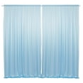 thumbnail image 1 of Lann's Linens Set of 2 Photography Backdrop Curtains, 5ft x 10ft Blue Wedding Photo Background, 1 of 7