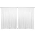 thumbnail image 1 of Lann's Linens Set of 2 Photography Backdrop Curtains, 5ft x 7ft White Wedding Photo Background, 1 of 7