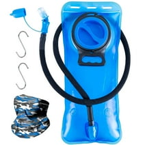 Lanney Hydration Bladder 2 Liter Water Reservior Storage Blue for Outdoor Backpack Hiking