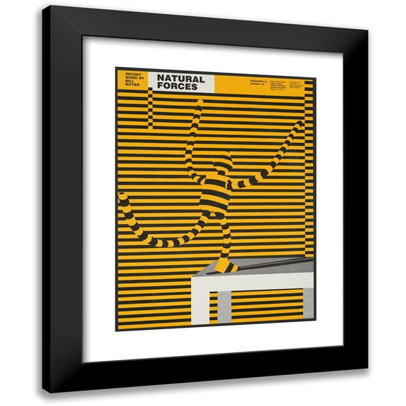 Lanny Sommese 11x14 Black Modern Framed Museum Art Print Titled - National Forces