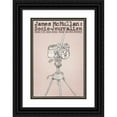 thumbnail image 1 of Lanny Sommese 11x14 Black Ornate Wood Framed Double Matted Museum Art Print Titled: James McMullan, Socio-Journalism (1979), 1 of 5