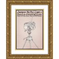 thumbnail image 1 of Lanny Sommese 17x24 Gold Ornate Framed and Double Matted Museum Art Print Titled - James McMullan, Socio-Journalism (1979), 1 of 4