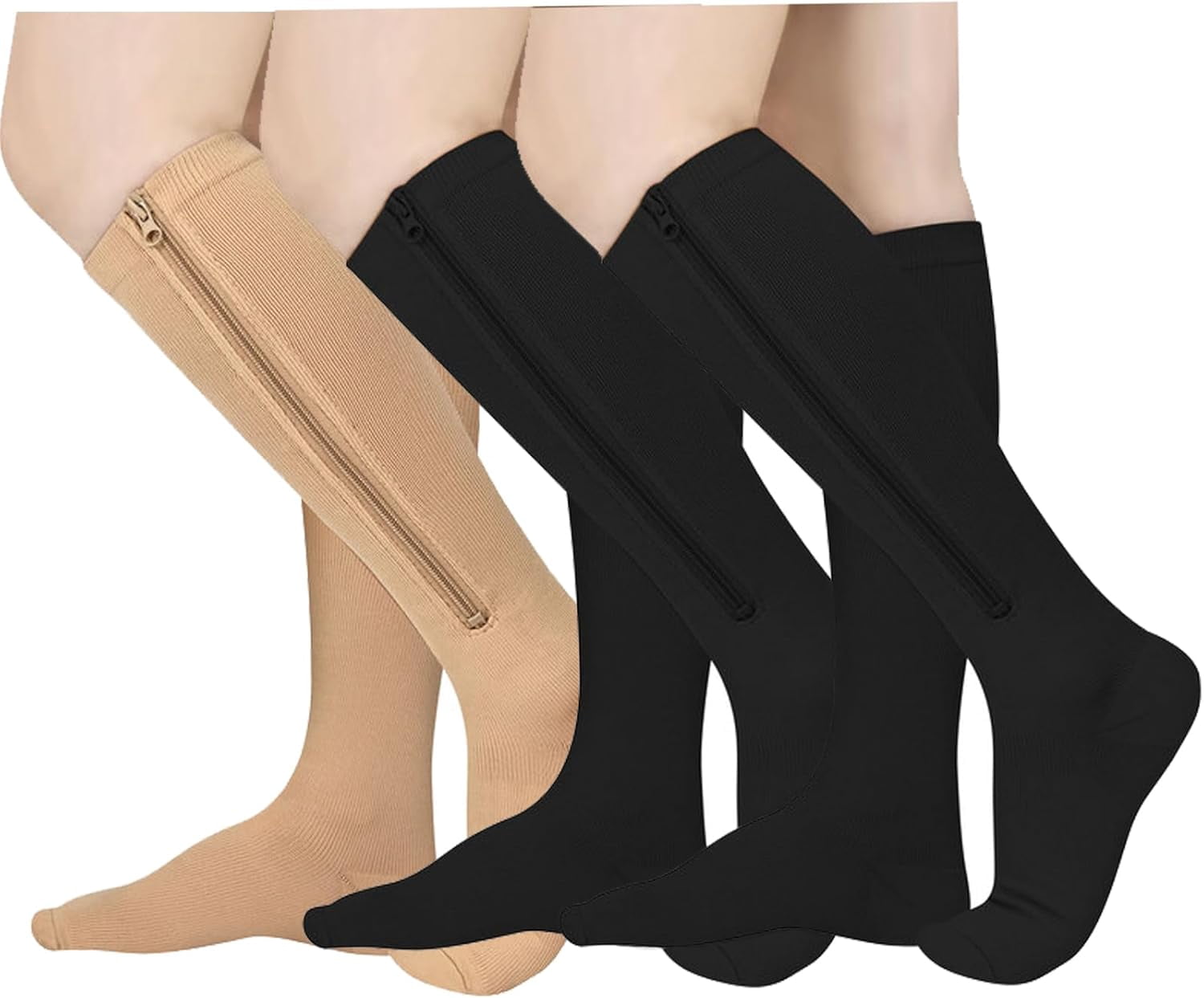 Close Toe-Beige*1+Black*2