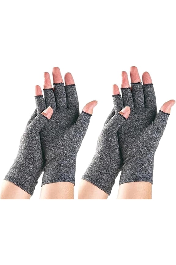 2 Pairs Bamboo Arthritis Gloves for Men Women,Compression Glove,Premium Bamboo Gloves,Compression Gloves for Arthritis（Medium）