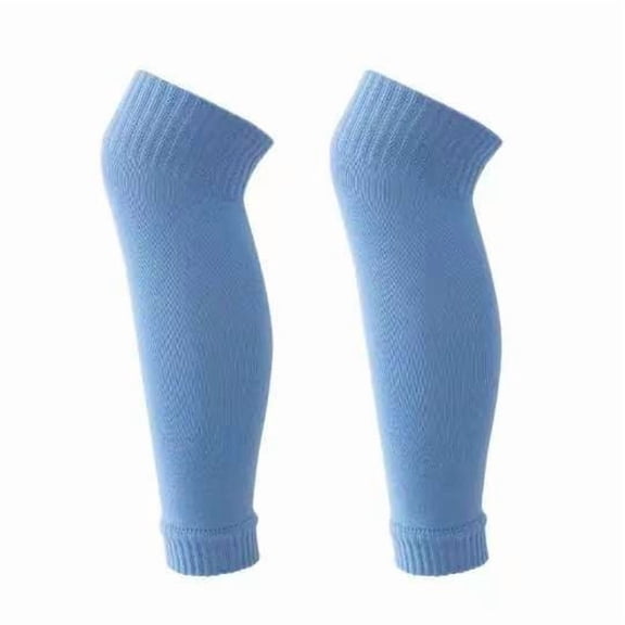 Lanola 2pairs Adult Soccer Compression Leg Sleeves Breathable Calf Support Shin Guard Sock Covers Moisture-wicking and Soft Sports Warmers for Men and Youth
