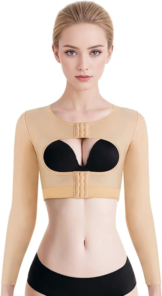 Lanola Arm Compression Sleeves, Arm Shapers Lipo Post Surgery Garments, Posture Corrector Tops