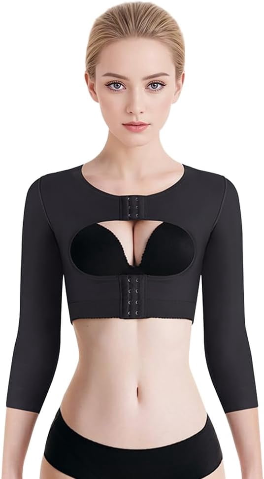 Lanola Arm Compression Sleeves, Arm Shapers Lipo Post Surgery Garments, Posture Corrector Tops