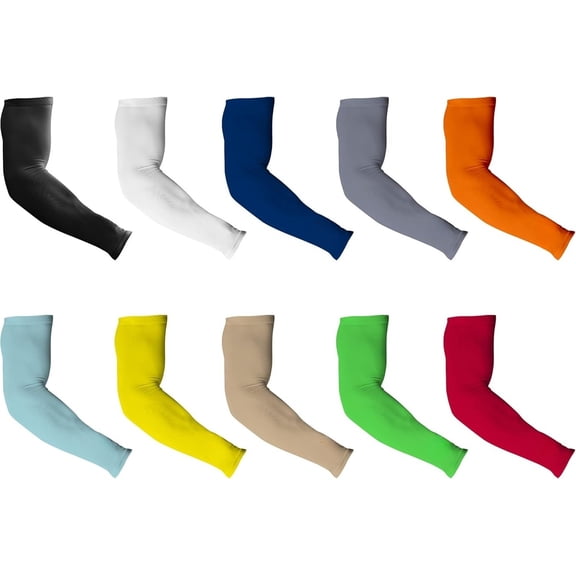 Lanola Arm Sleeves for Men or Women - Tattoo Cover Up - Cooling Sports Sleeve for Basketball Golf Football