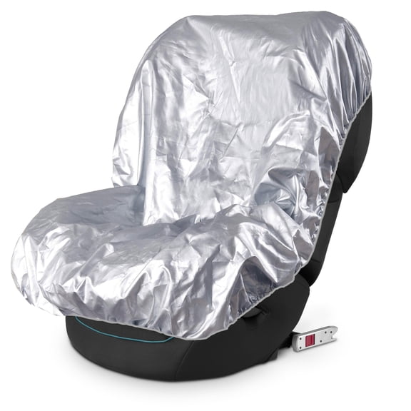 Lanola Baby Car Seat Sun Shade Cover, Reflective Infant Carseat Heat Protector, Universal Fit Toddler Car Seat Cooler Cover for Travel Accessories