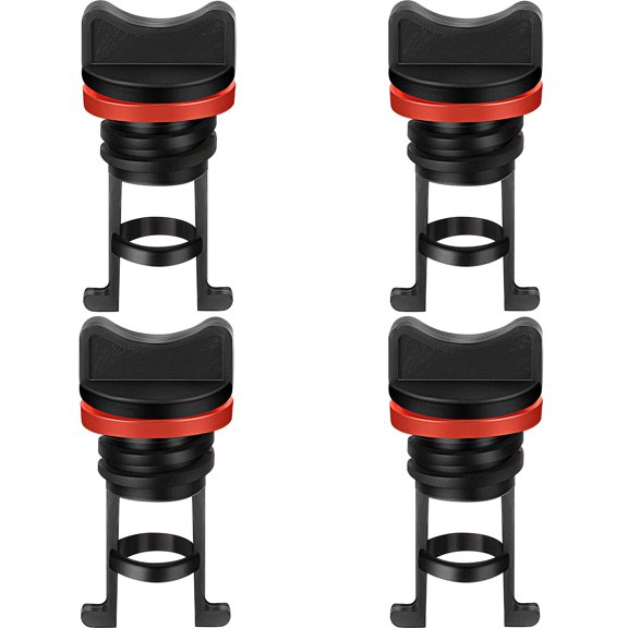 Lanola Nylon Kayak Drain Plug Kit Replacement, Universal Threaded Canoe Boat Hull Drain Plugs for Ocean Stream Kayak, Dinghy, and Canoe