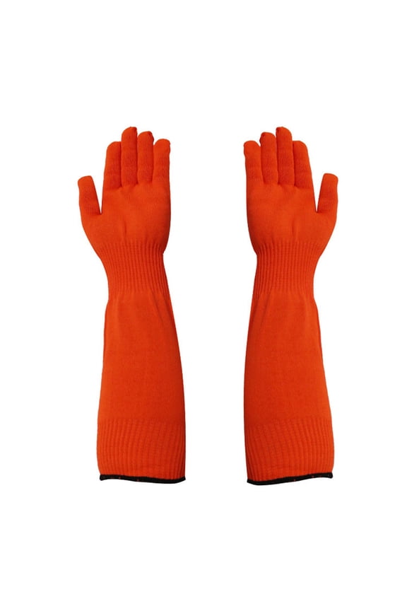 Pet Handling Gloves – 16" Extra-Long Kevlar Cat Grooming Arm Sleeves, Anti-Scratch & Bite Resistant Protective Sleeves