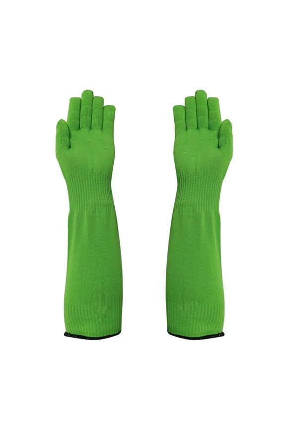 Pet Handling Gloves – 16" Extra-Long Kevlar Cat Grooming Arm Sleeves, Anti-Scratch & Bite Resistant Protective Sleeves