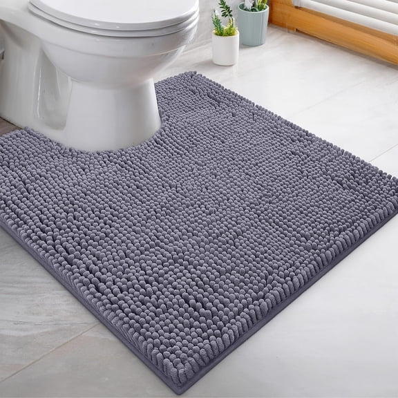 Lanola Ultra Soft Texture Chenille Plush Bath Rugs Floor Mats, Bath Rug Non Slip Microfiber Door Mat for Kitchen/Entryway/Living Room (30 x 20 inches, Turquoise)