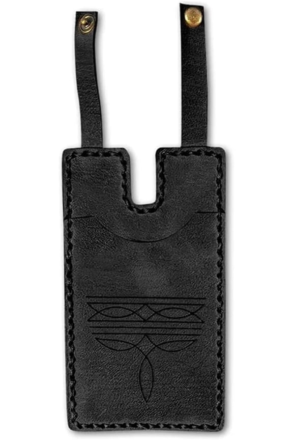 boot wallet 6pcs PU Leather Western Boot Wallet With Snap Strap Holds Multiple Cards Credit Card Holder(Black)