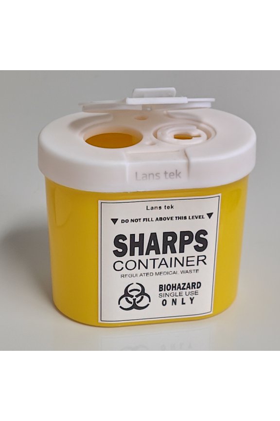 Medical Waste Containers ,Yellow,1pcs
