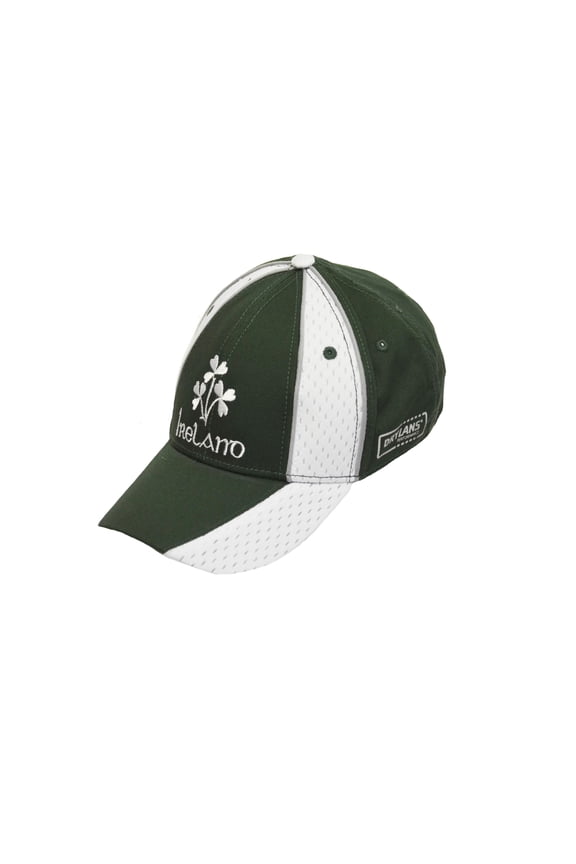 Bottle Green White Ireland 3 Shamrock Baseball Cap