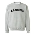 thumbnail image 1 of Lansing, Text Men Sweatshirt, Male 4X-Large, 1 of 4