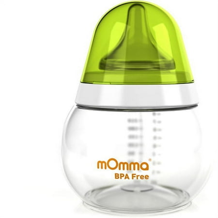 Lansinoh - 8.4-oz mOmma Baby Bottles with Slow Flow Nipples 2pk, BPA Free