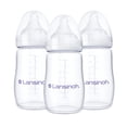 thumbnail interactive-video image 1 of Lansinoh Anti-Colic Baby Bottles, BPA-Free Plastic, 8oz, 3pk, Medium Flow Nipples (Size M), Breastfeeding Bottle, NaturalWave Design, Baby Essentials, 1 of 17