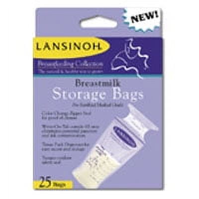 Lansinoh Breast Milk Storage Bags - 25 Ea, 3 Pack