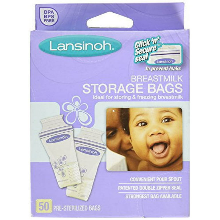 Lansinoh Breastmilk Storage Bags, 50 bags